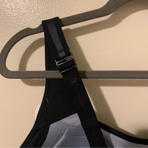 Champion Women’s Black Motion Control Underwire Sports Bra Long Line 38DD XL - Picture 6 of 11